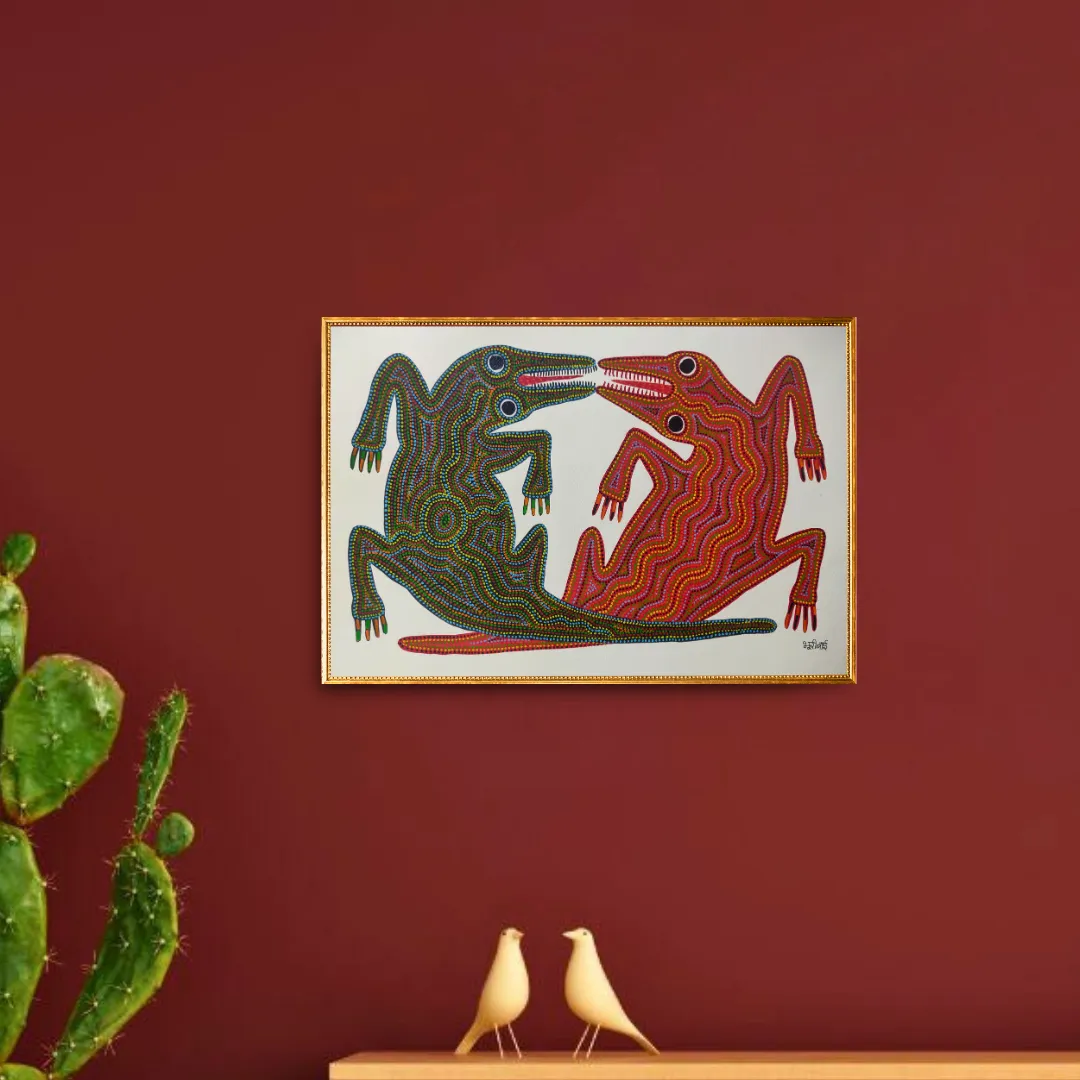 Entwined Crocodiles