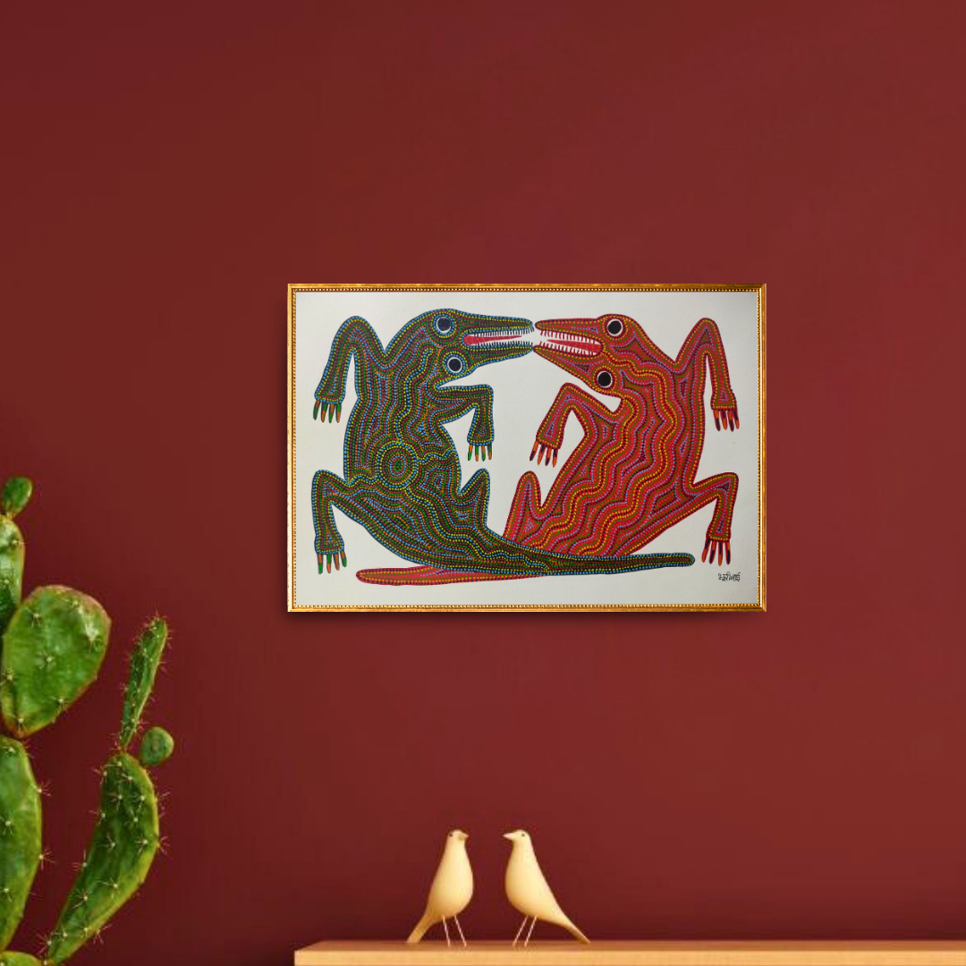 Entwined Crocodiles