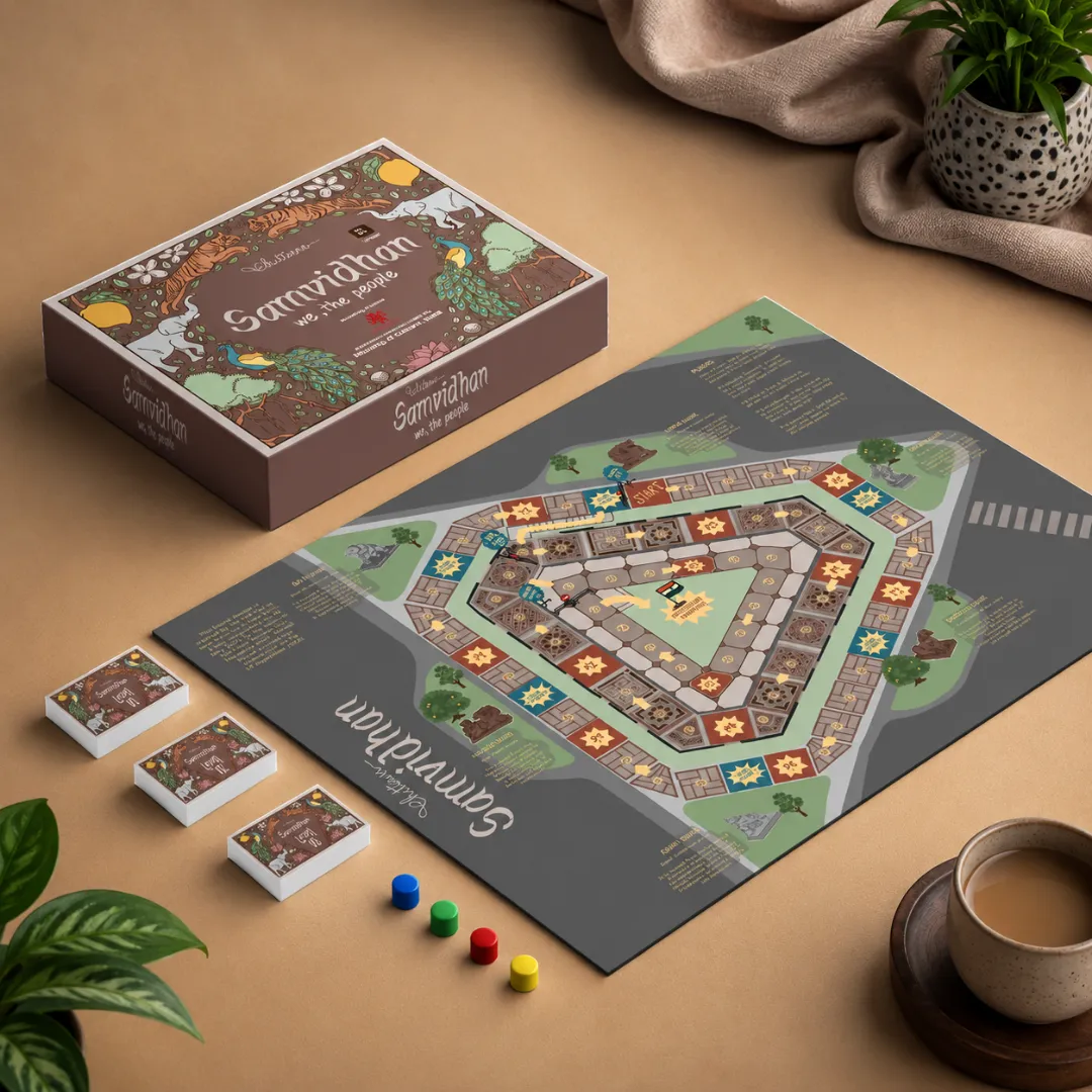 Samvidhan - English | A Board Game On Our Indian Constitution | 11+ Years