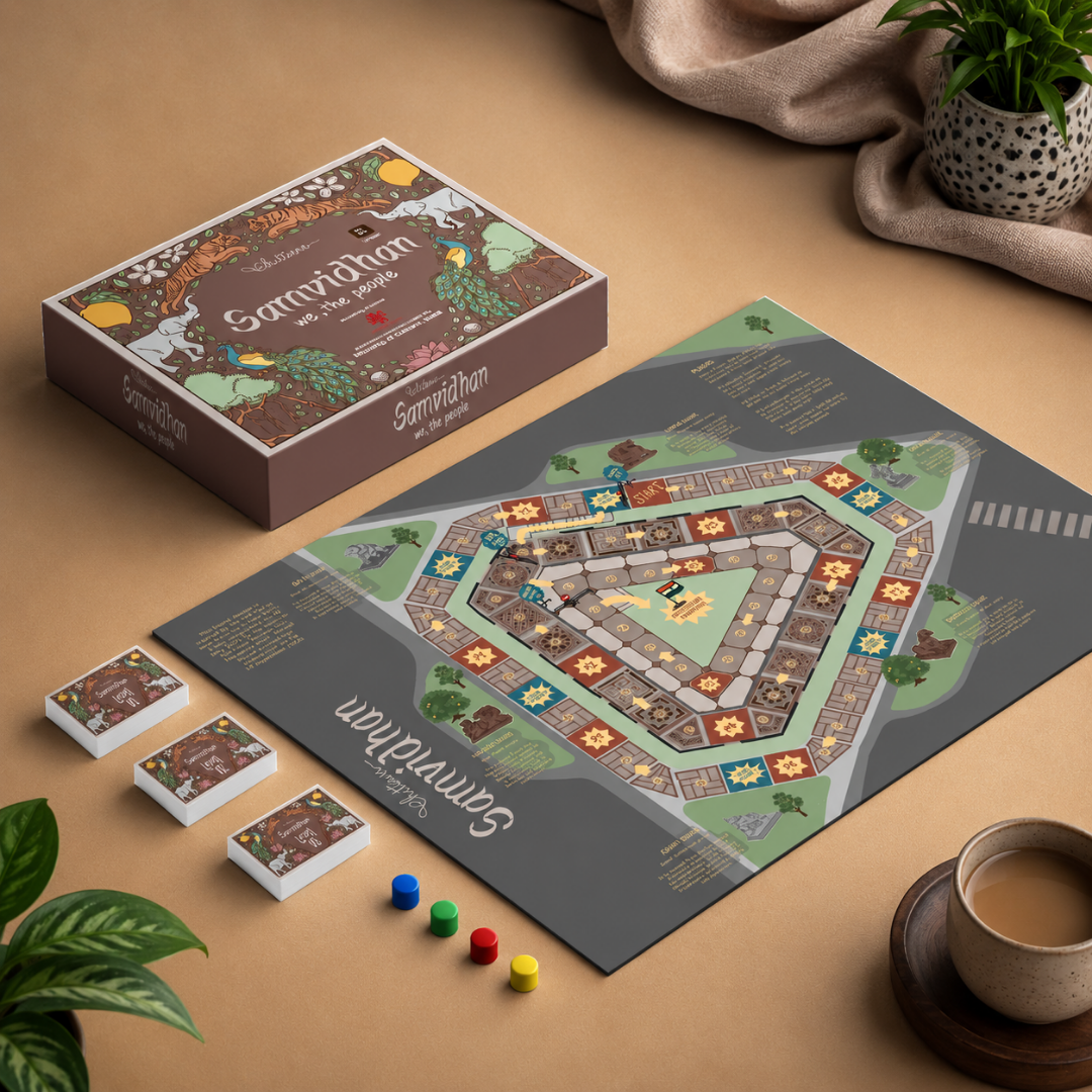 Samvidhan - English | A Board Game On Our Indian Constitution | 11+ Years