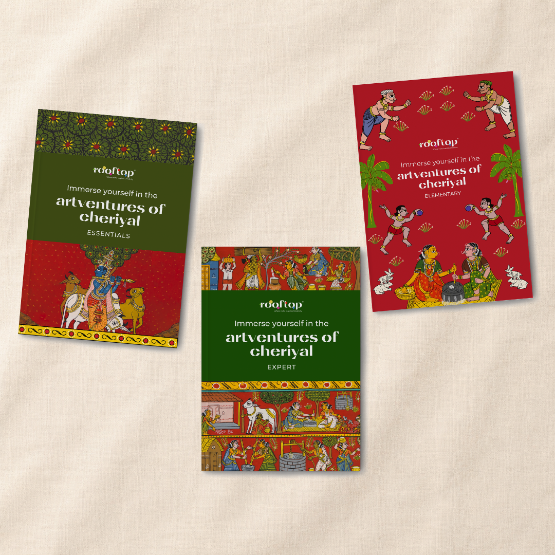 Artventures of Cheriyal: The Complete Scroll Art Journey (Set of 3)