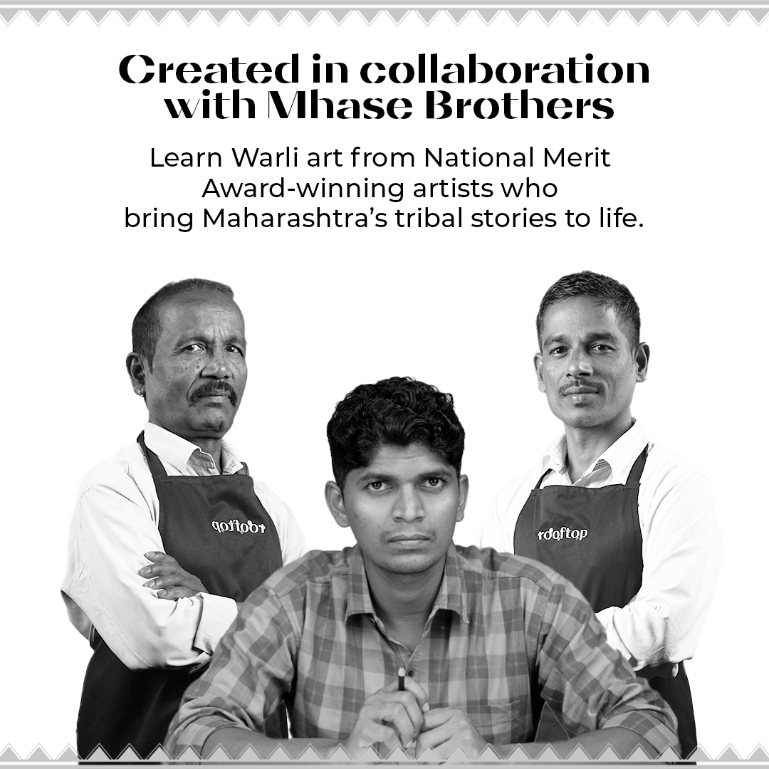 Artventures of Warli : A Creative Journey Through Tribal India (Set of 3)