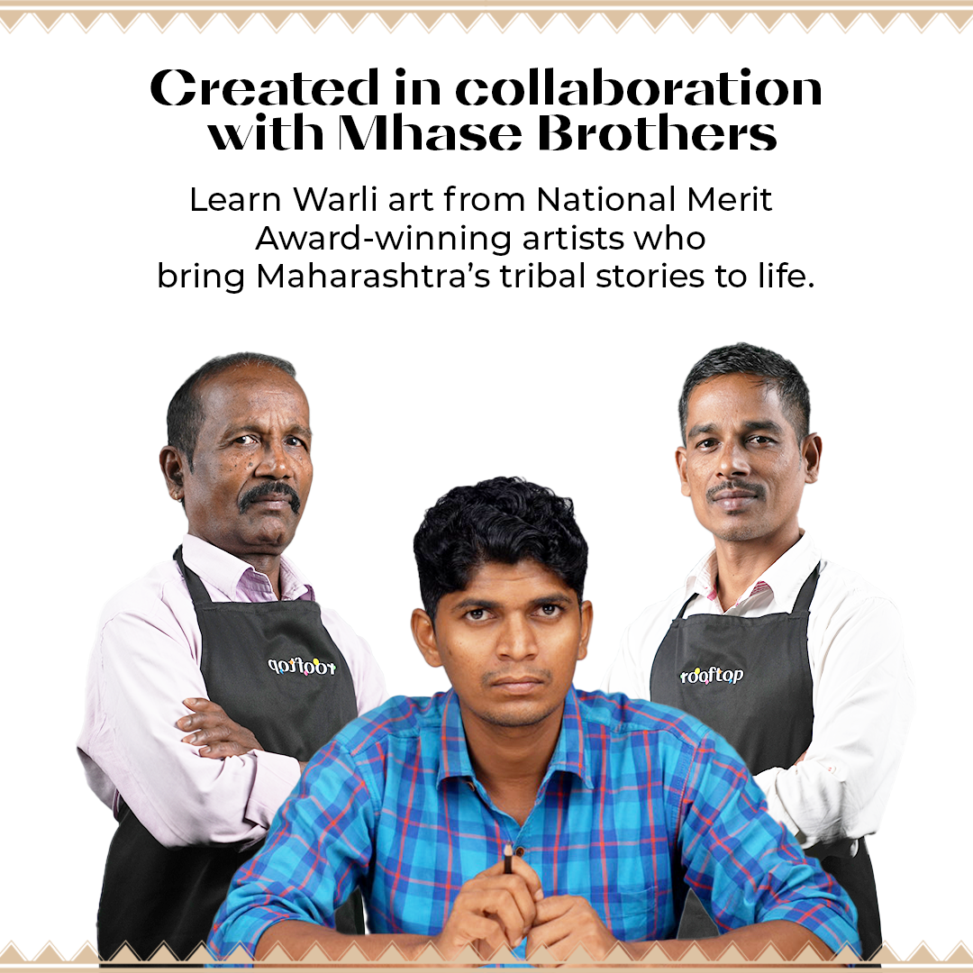 Artventures of Warli : A Creative Journey Through Tribal India (Set of 3)