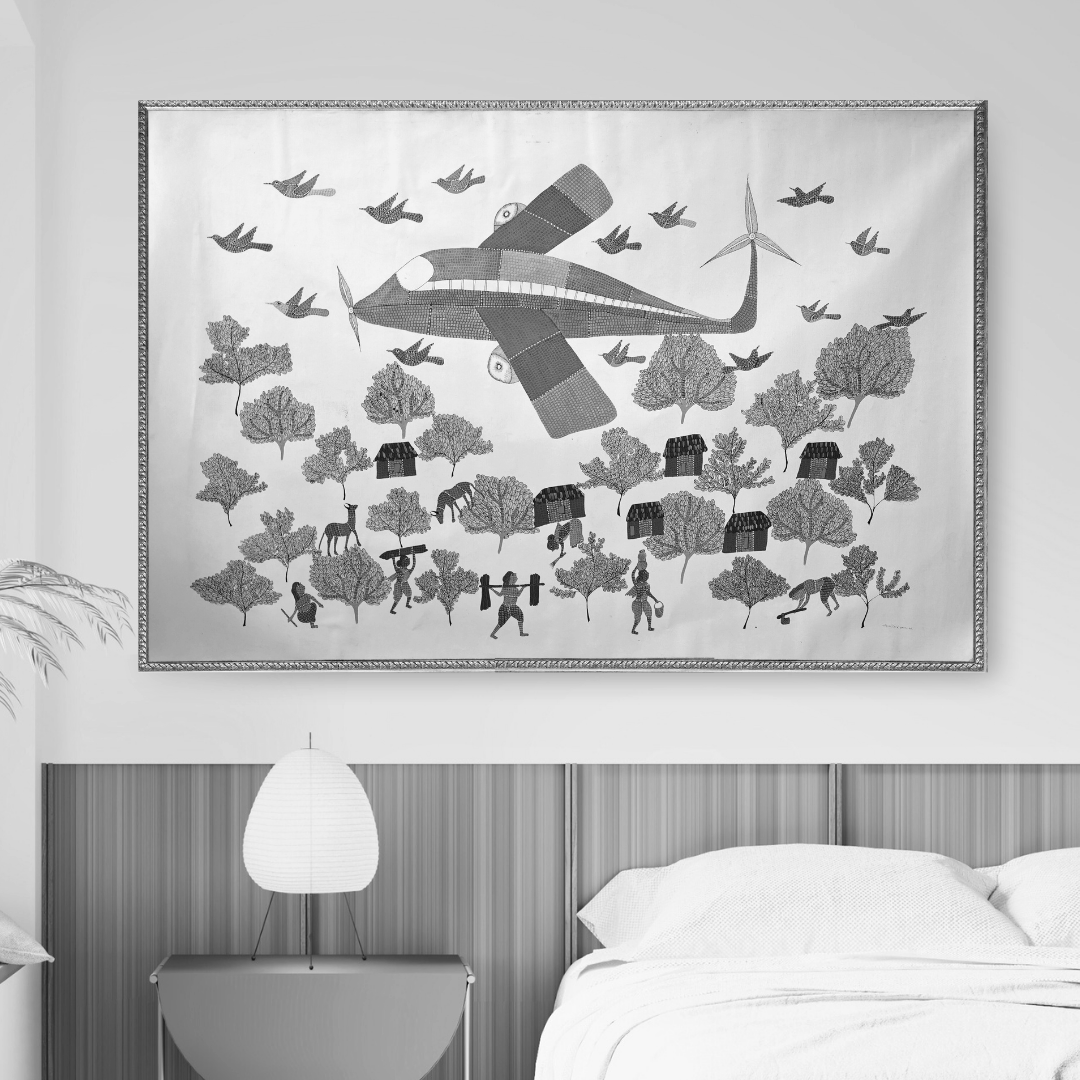 Flight Above the Village