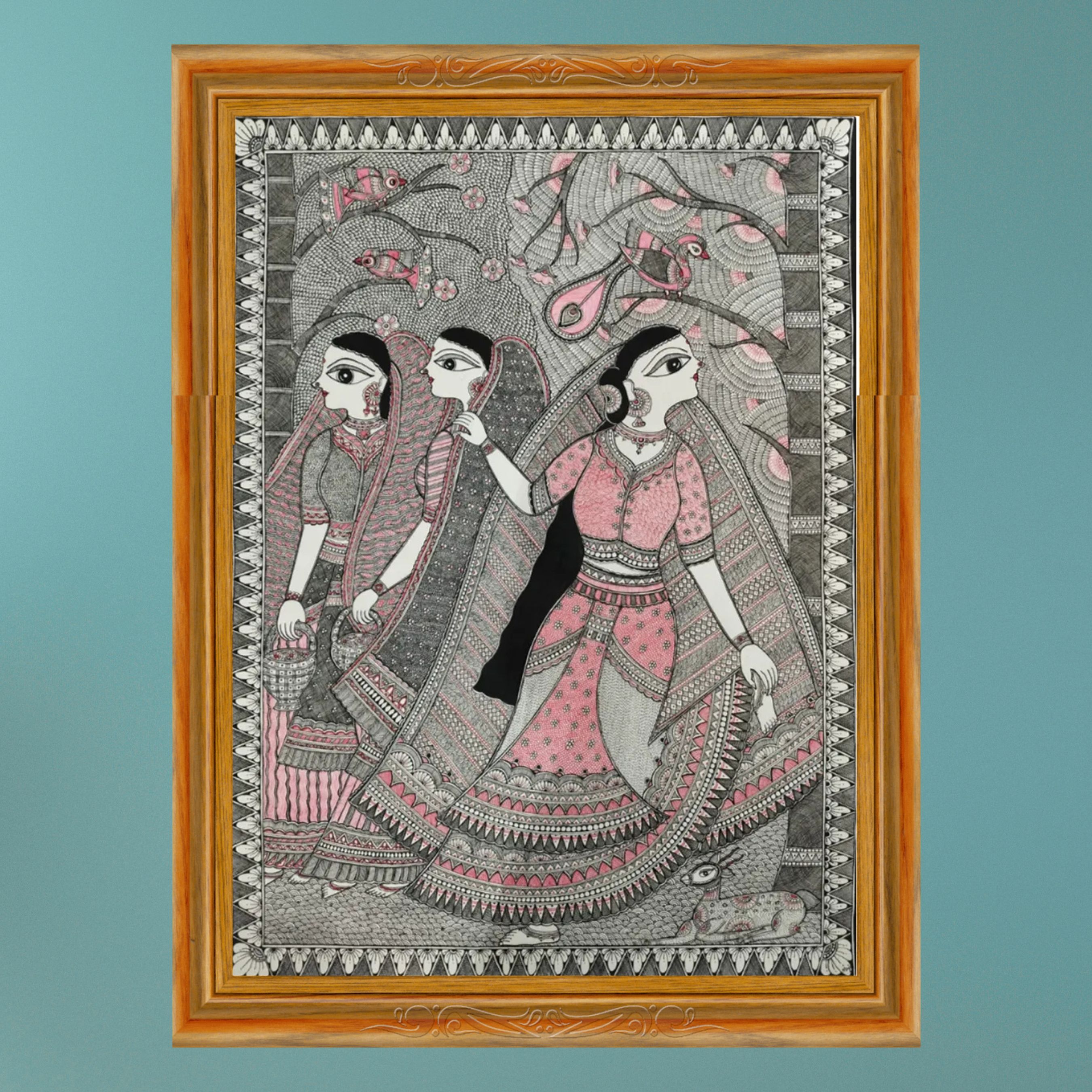 Shakuntala 's eyes searching for King Dushyant 