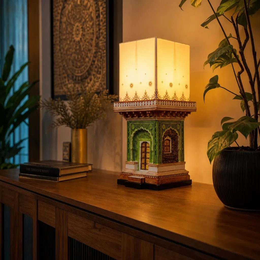 Jaipur Lamp - Miniature Architectural Facade | handcrafted Light