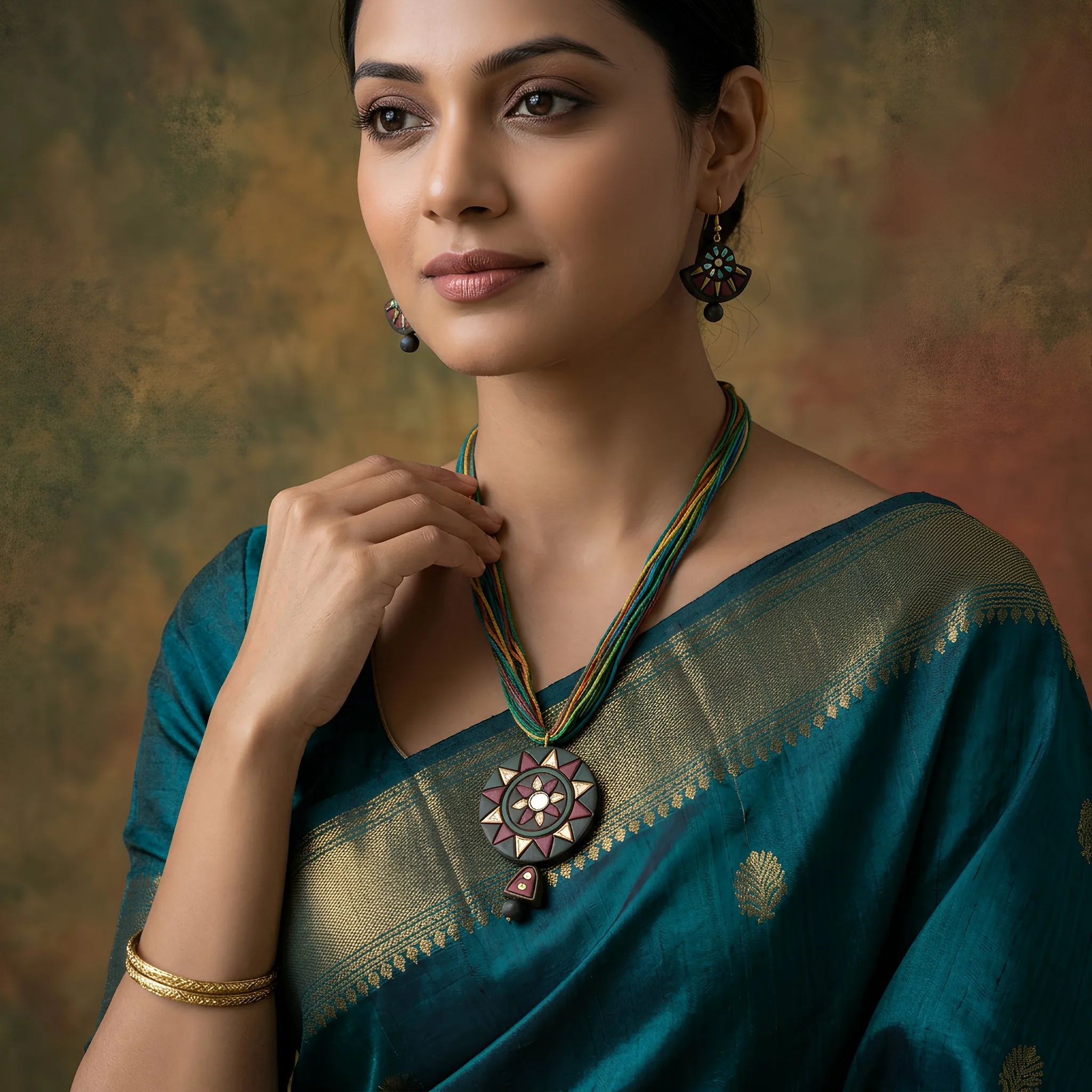 Terracotta Jewellery Set