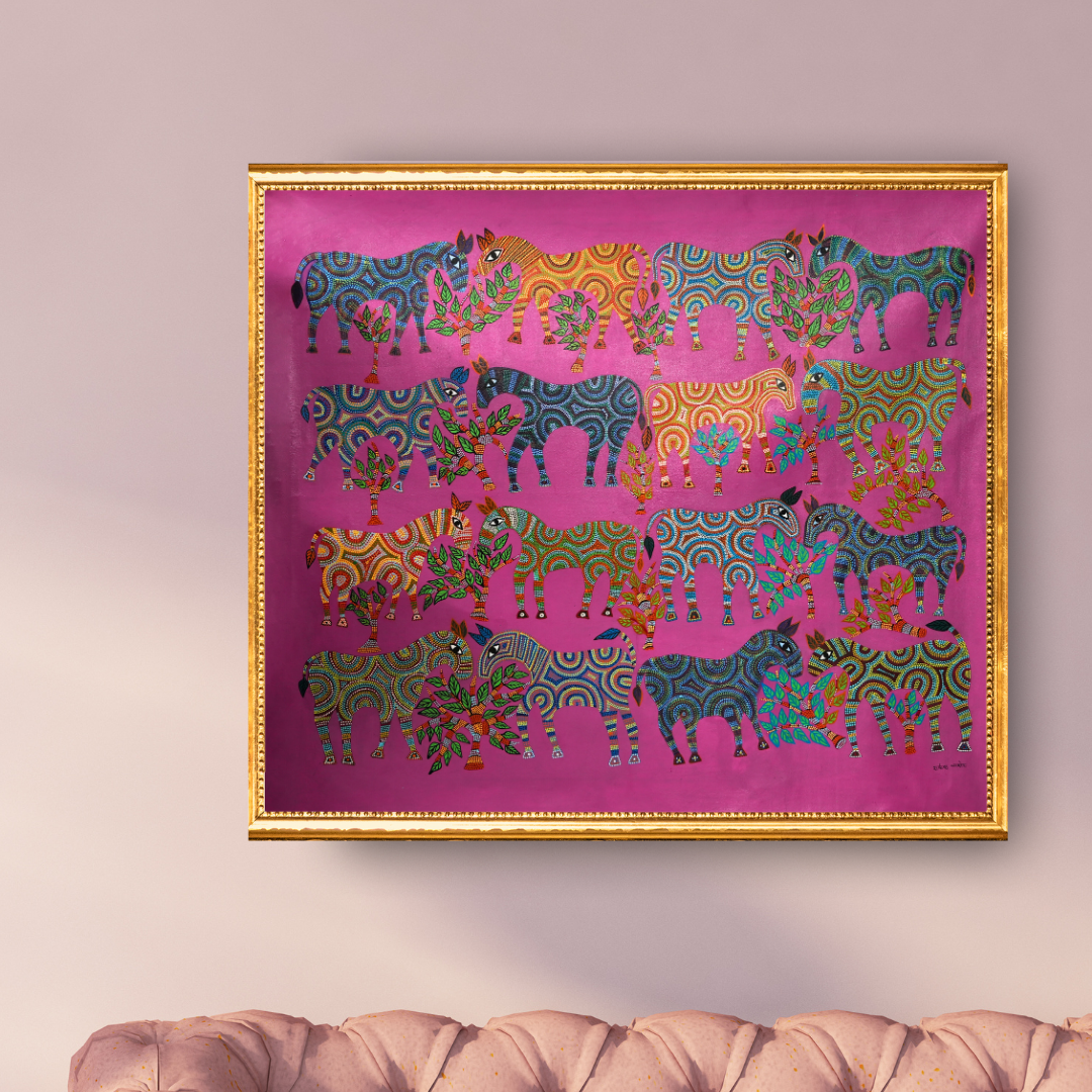 The Spirit of Pithora Horses