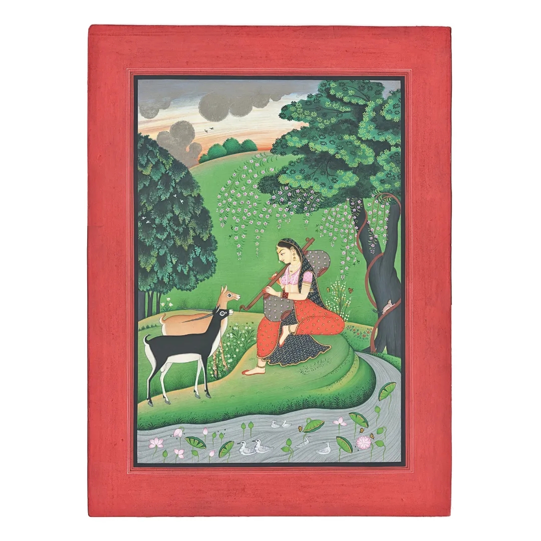Ragini Todi in Pahari School 