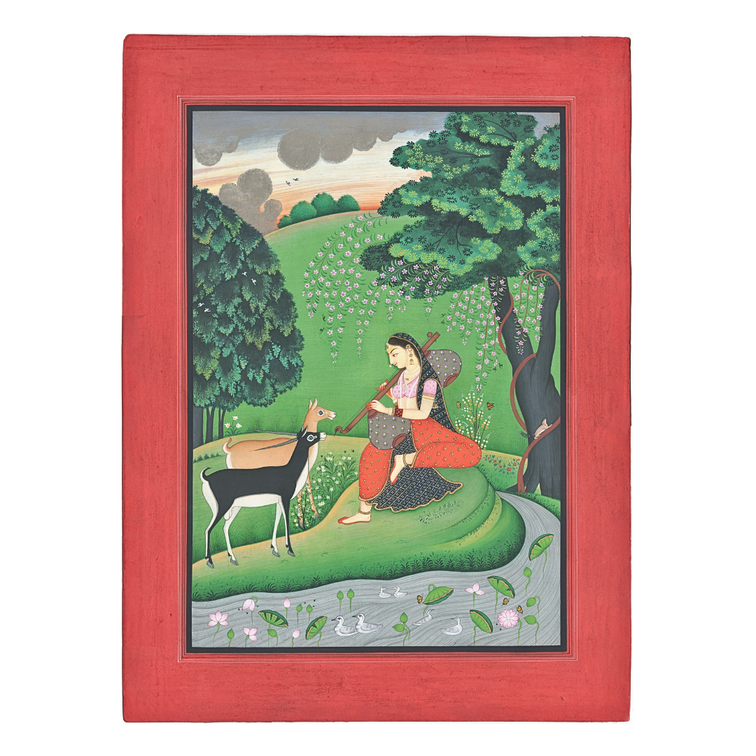 Ragini Todi in pahari school 