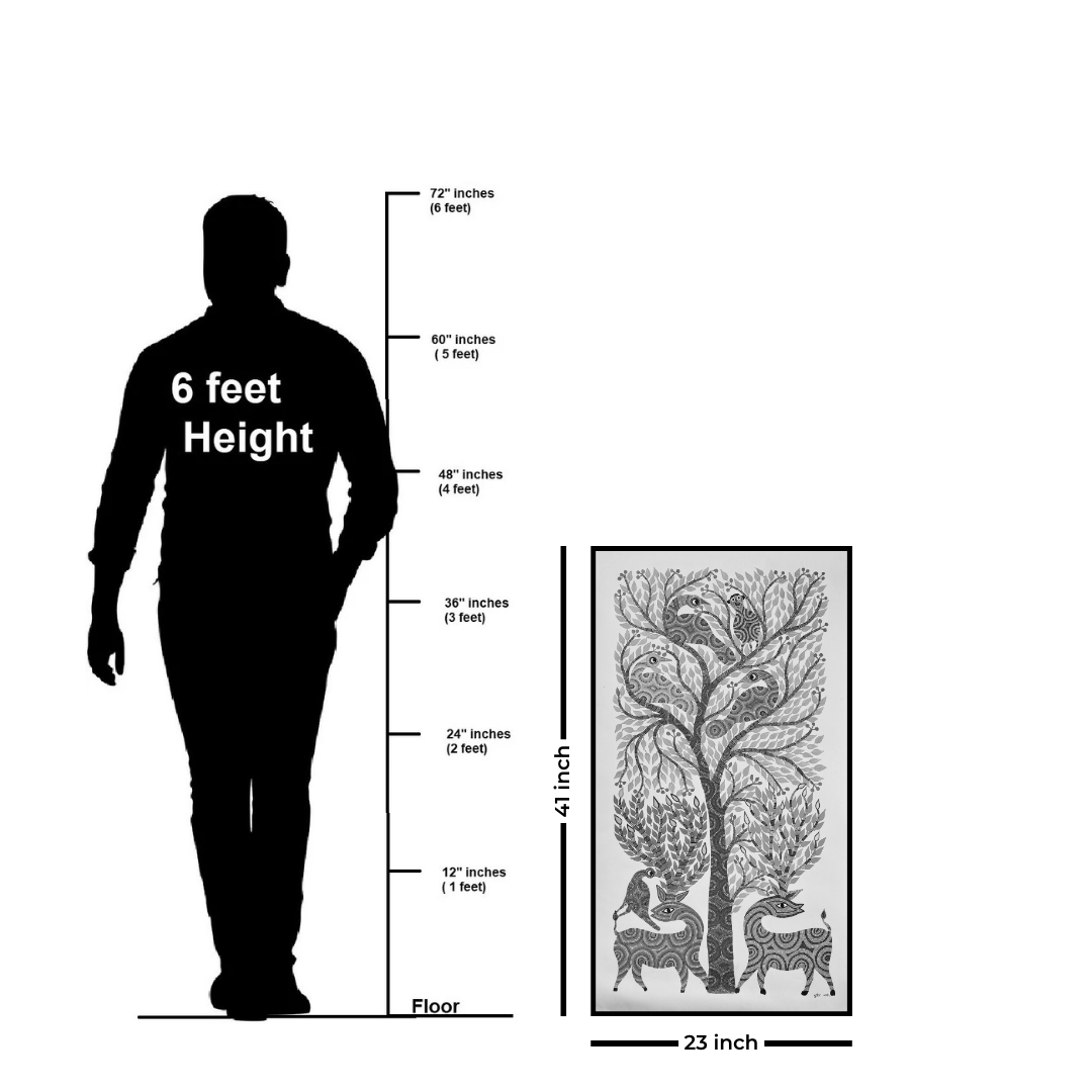 The Deer Beneath a Tree