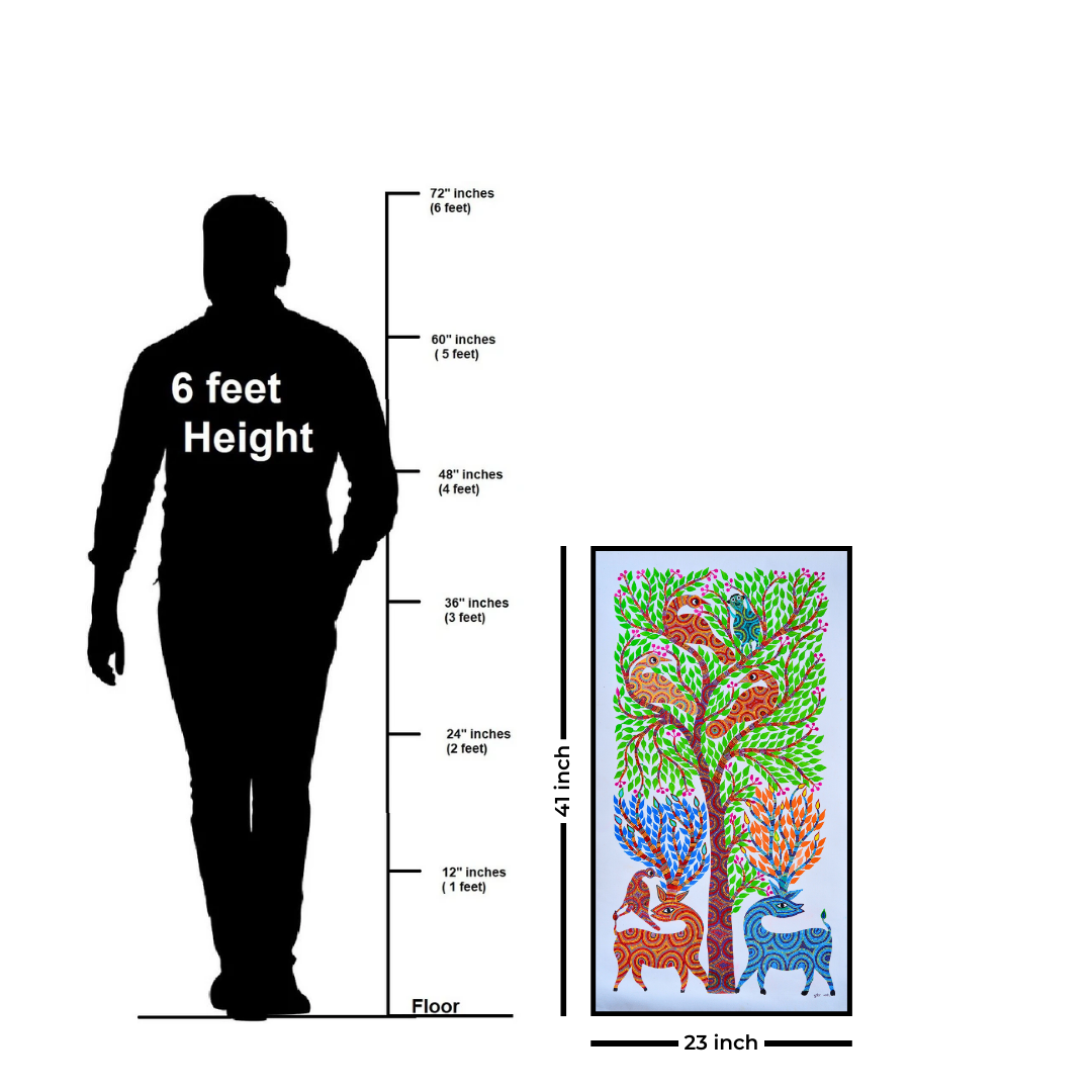 The Deer Beneath a Tree