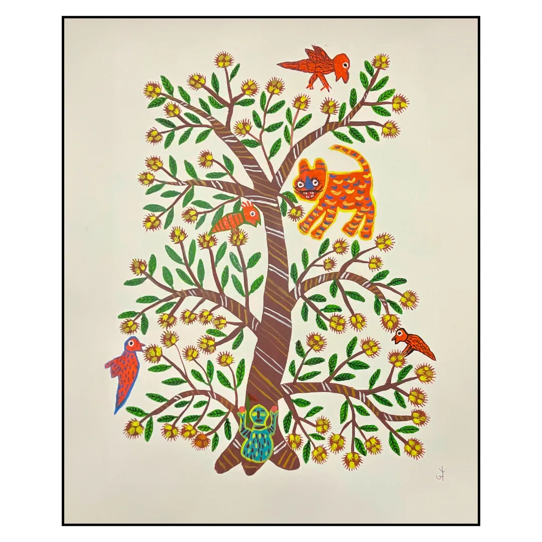 Mahua Tree and Mahua Goddess