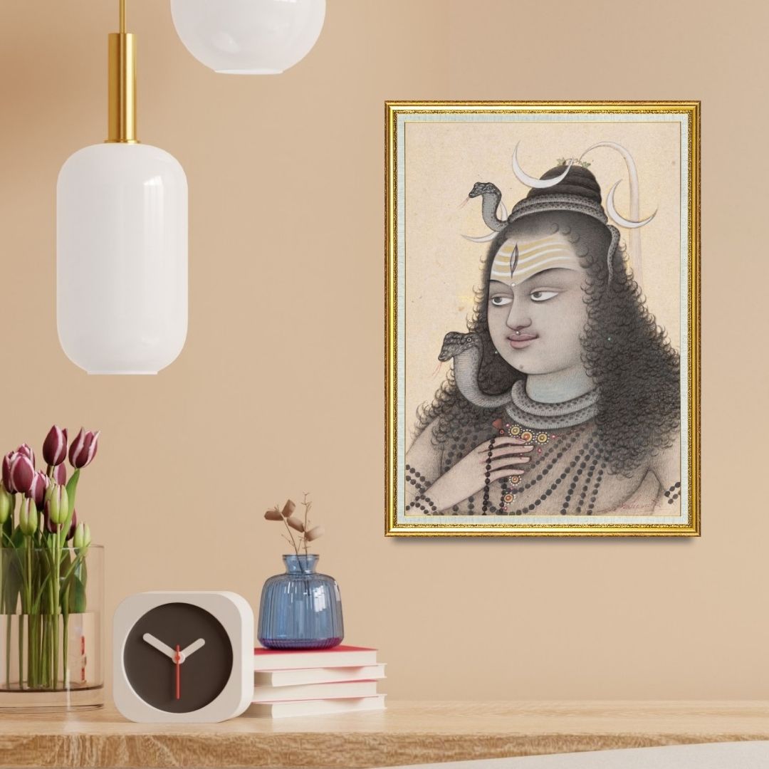 Moonlit Serenity captures Lord Shiva