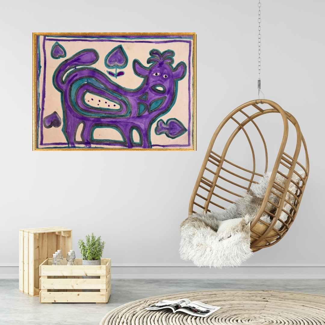 The Violet Herd by Sajhwa Devi