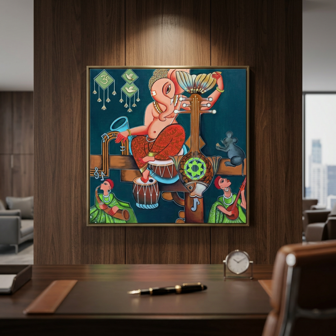 Ganesha with Tanpura