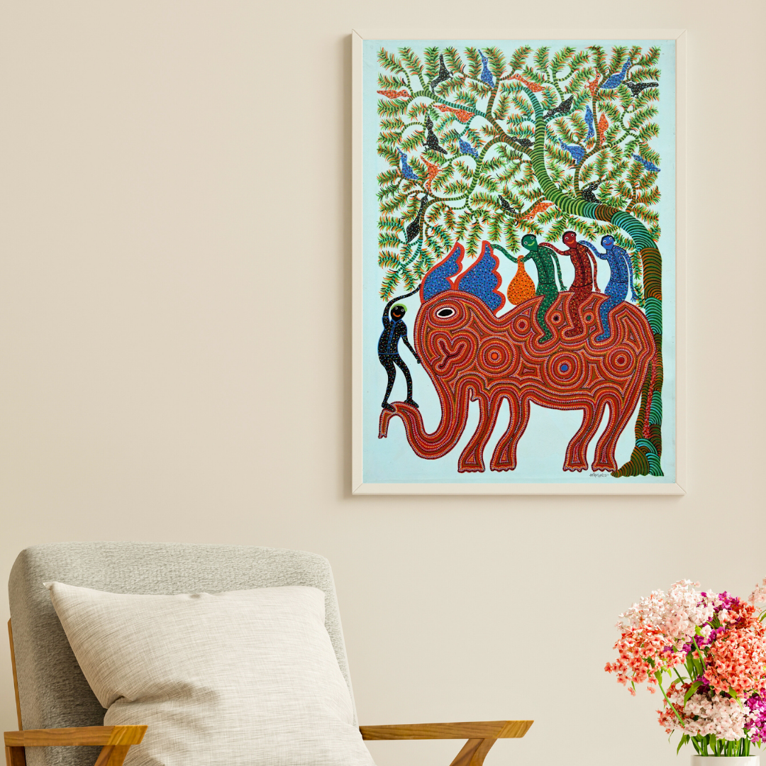 Men on Winged Elephant