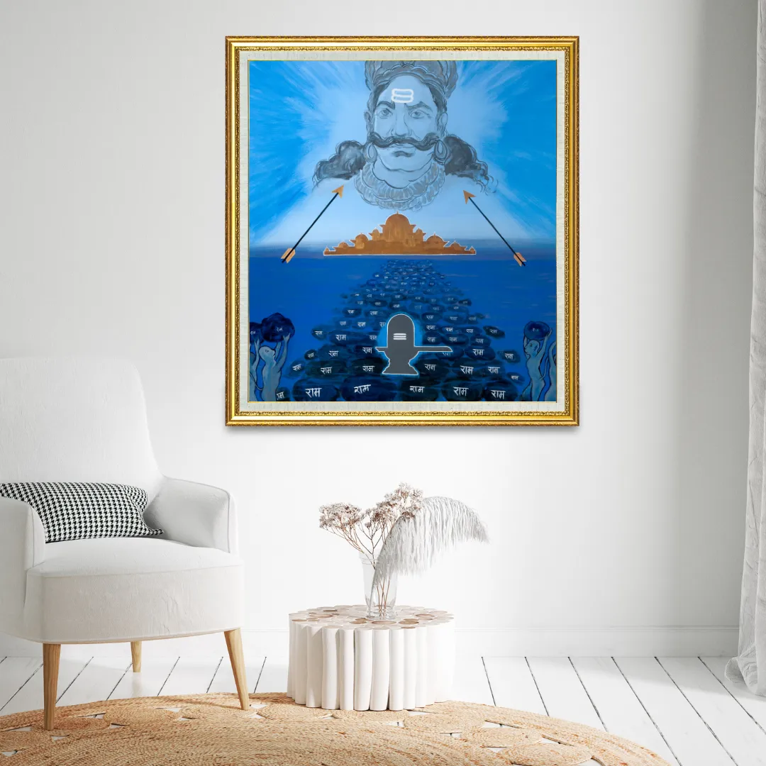 Painting: Lanka Kand - Ravan Vadh