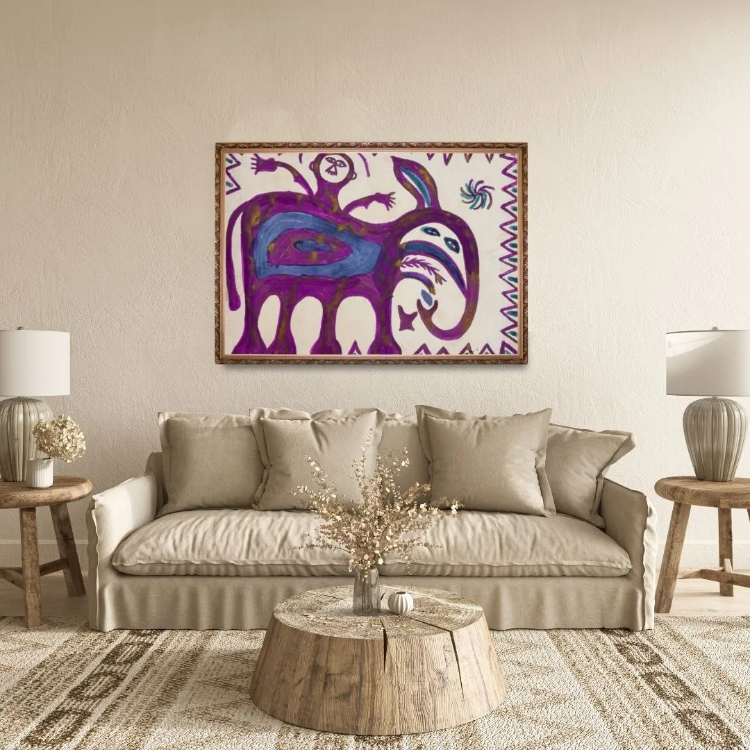 Child and Elephant Spirit by Malo Devi