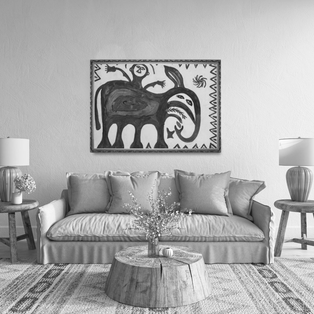 Child and Elephant Spirit by Malo Devi