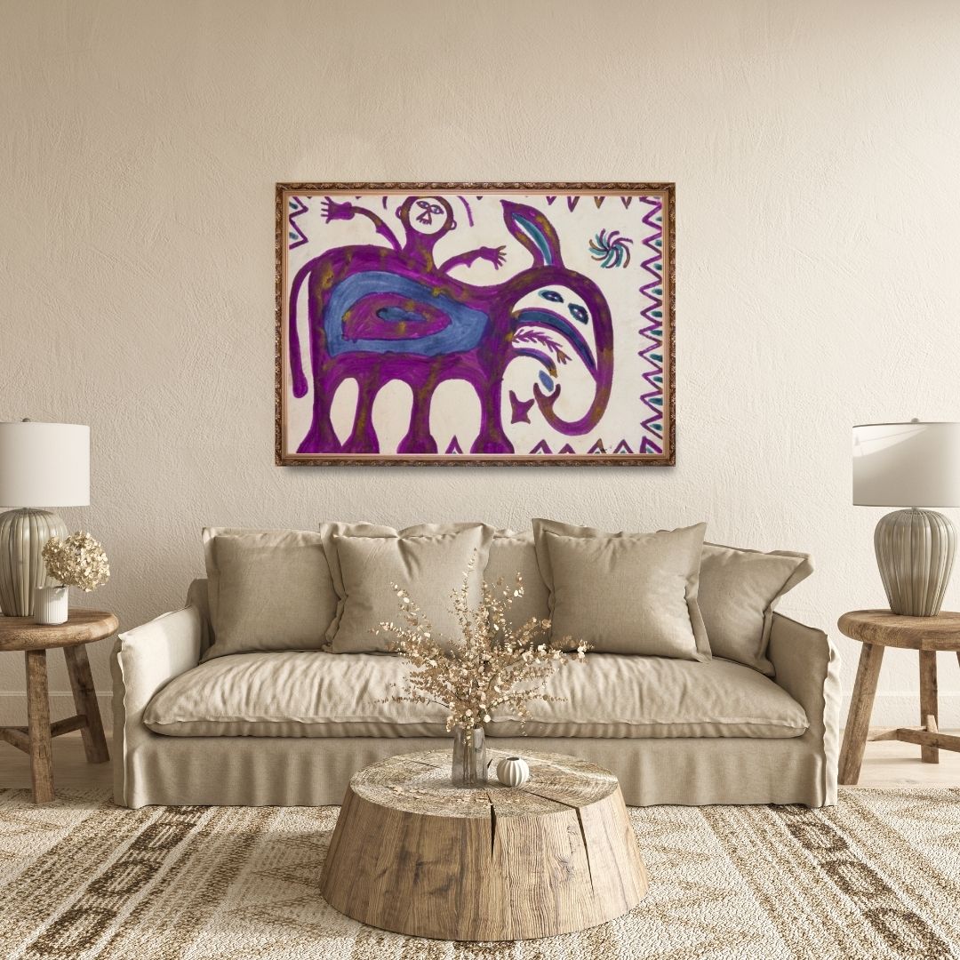 Child and Elephant Spirit by Malo Devi