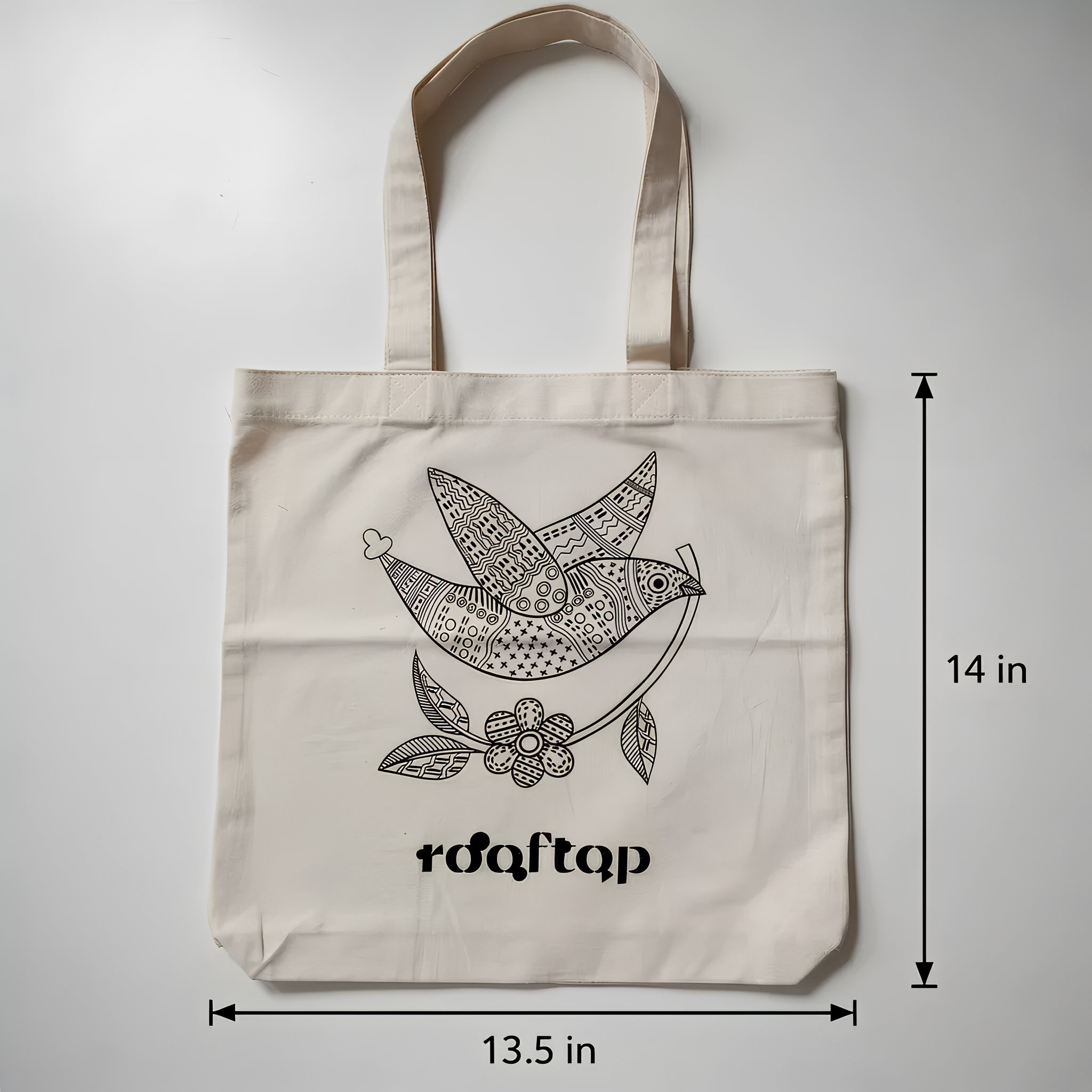 Gond Art DIY Canvas Tote Bag 