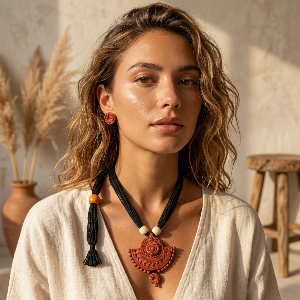 Terracotta Jewellery Set for Women