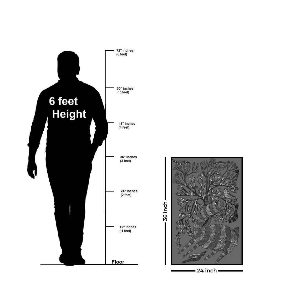 Deer beneath the Tree