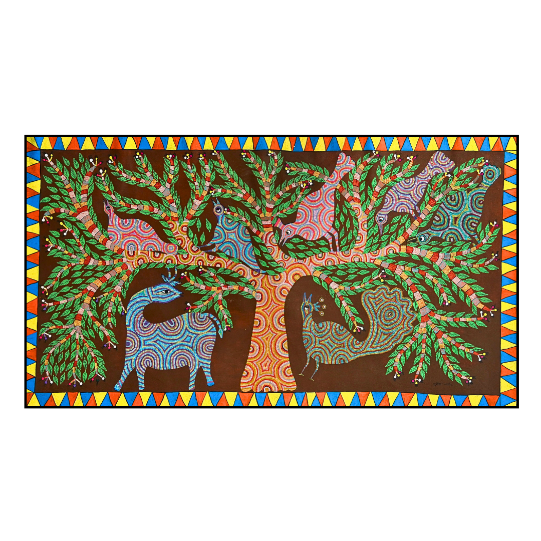 Whispers in the Jungle- Deer & Birds