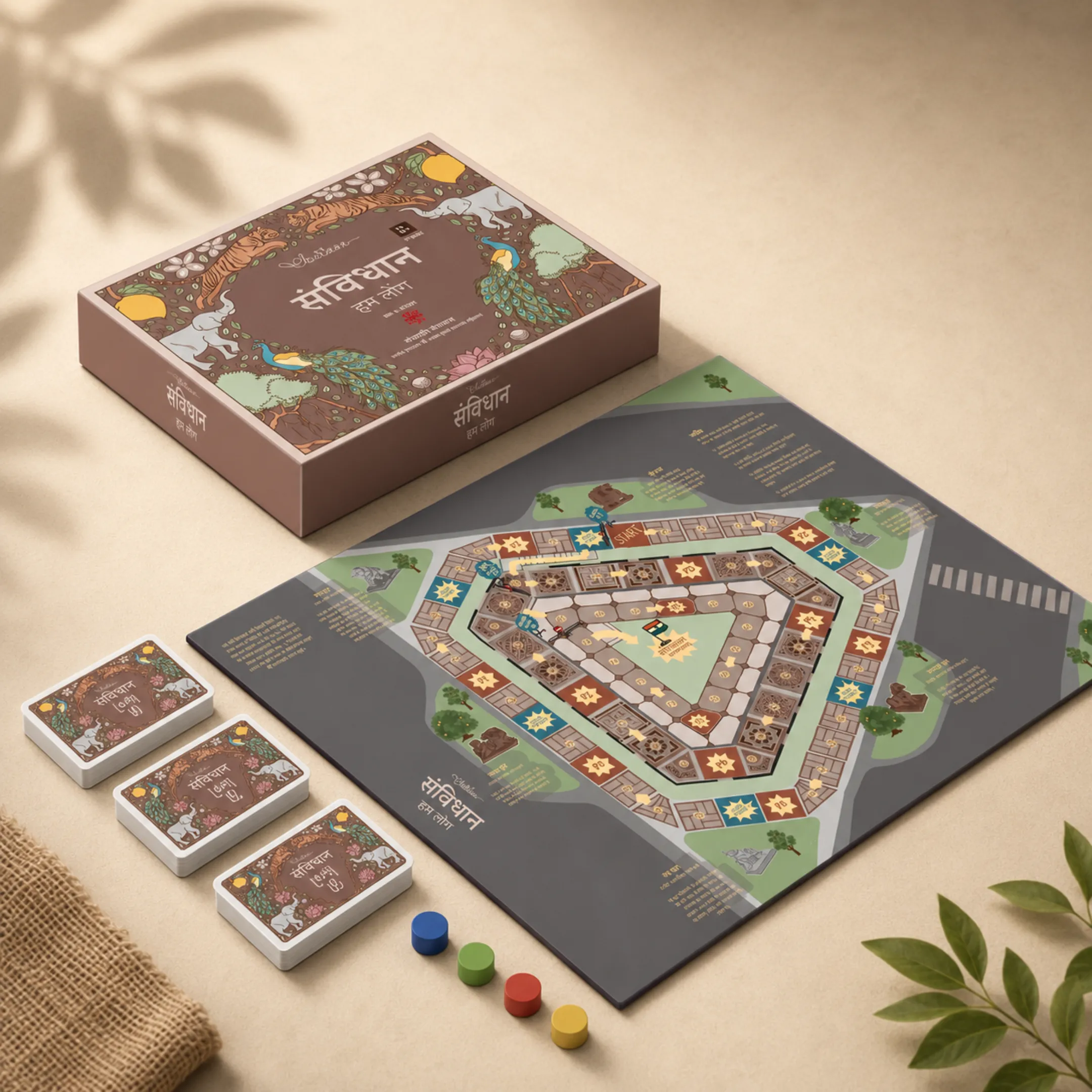 Samvidhan - Hindi | A Board Game On Our Indian Constitution | 11+ Years