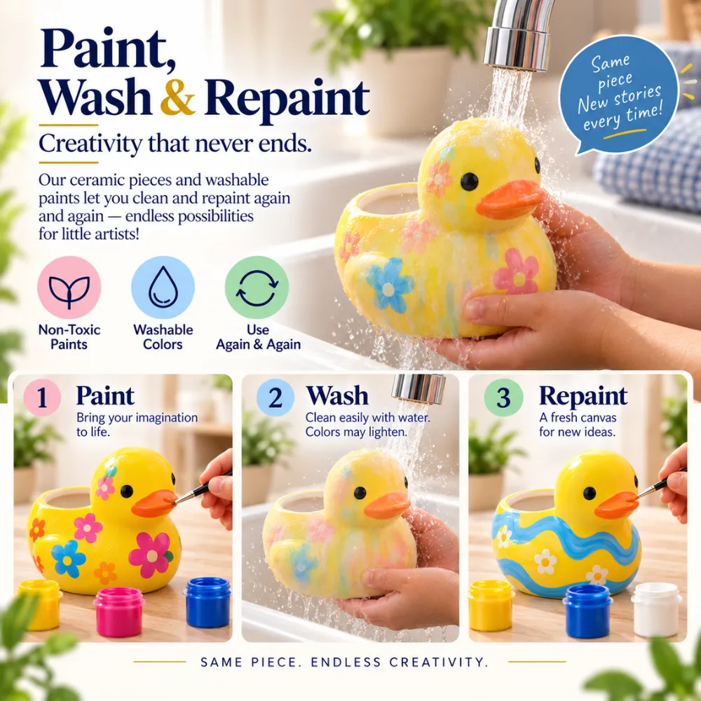 DIY Planter Painting Kit - Duck