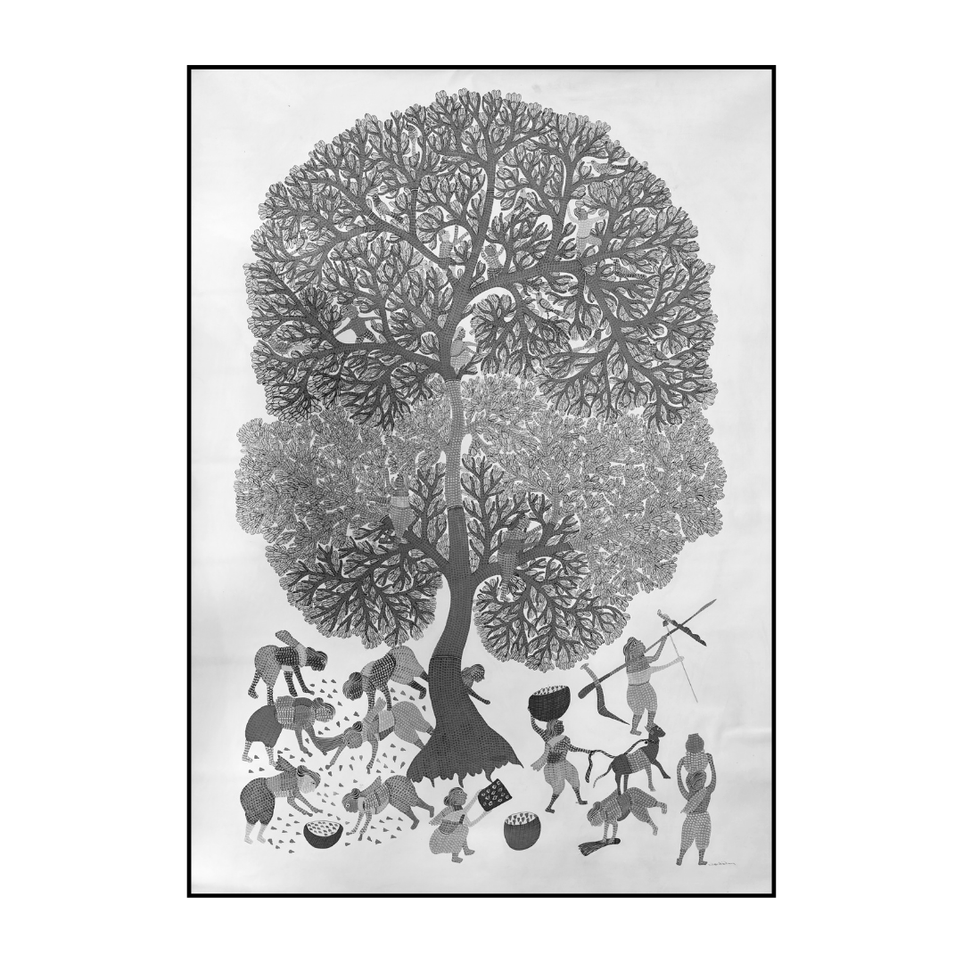 Life of the Villagers around a Tree