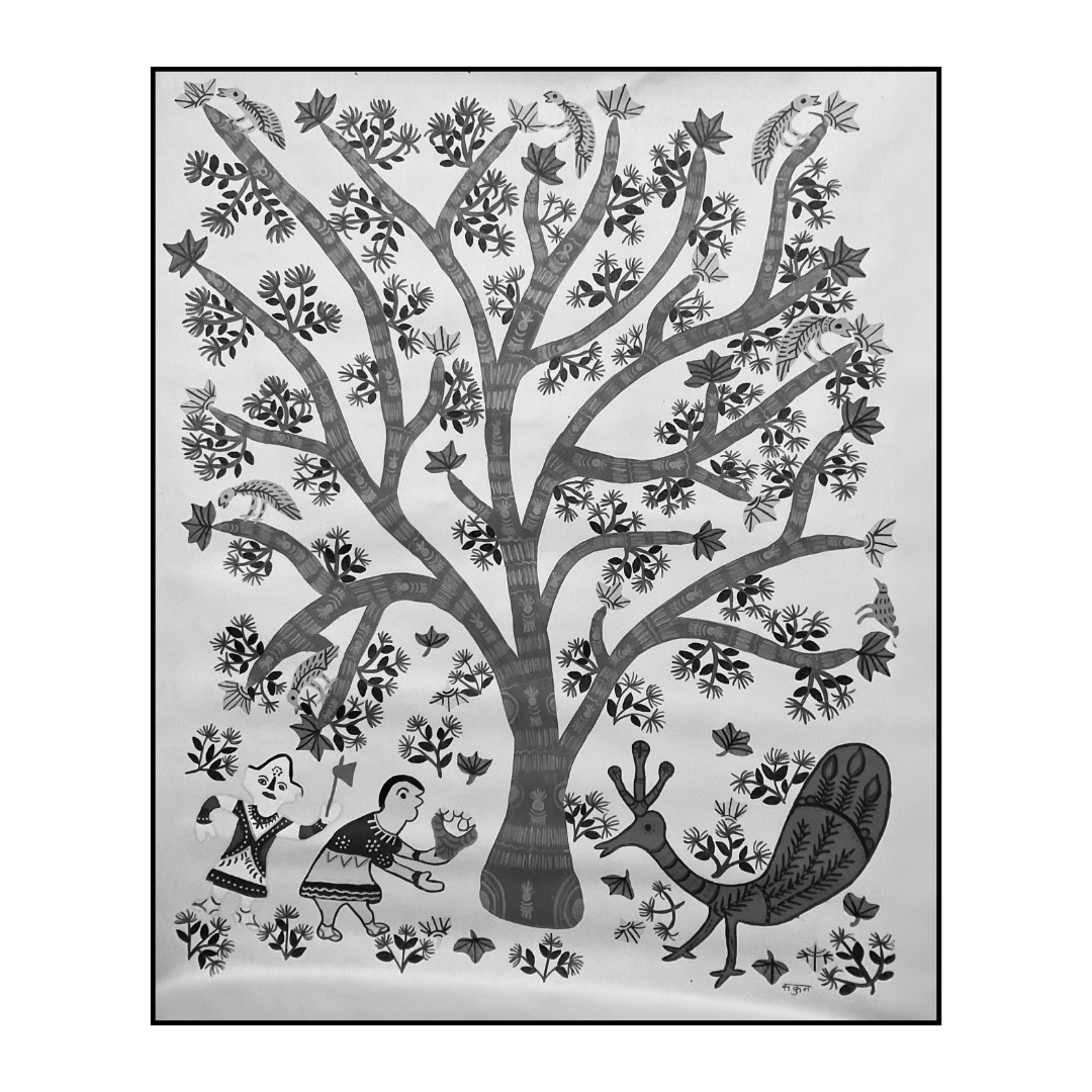 Kullu Tree in Baiga Village