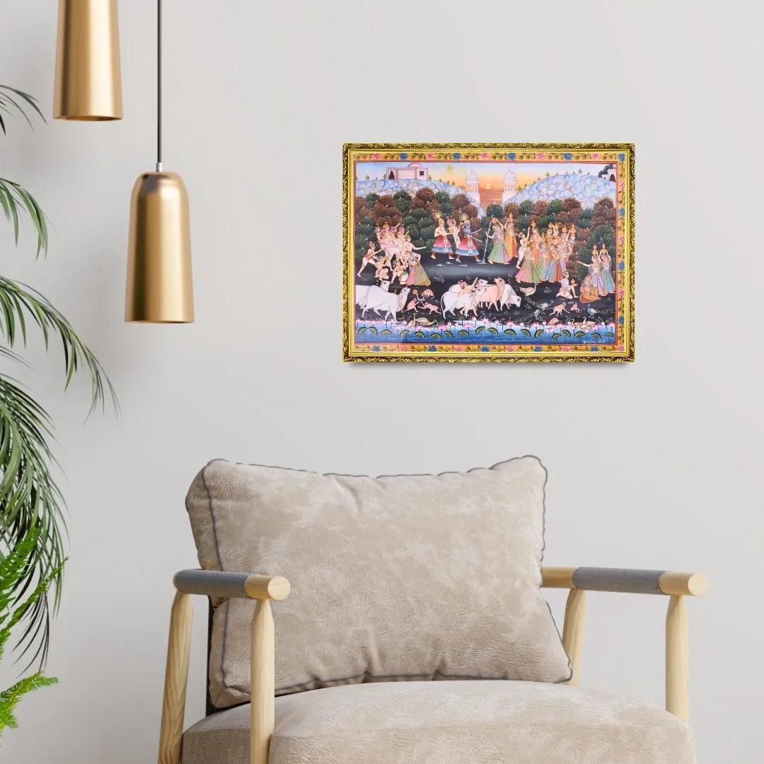 Pichwai Makhan Chori Painting