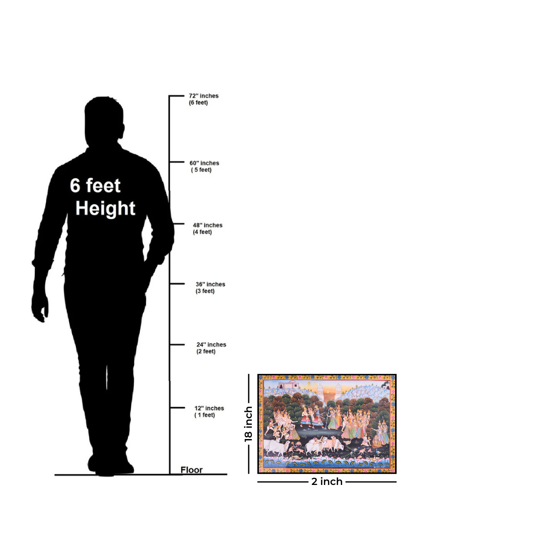 Pichwai Makhan Chori Painting