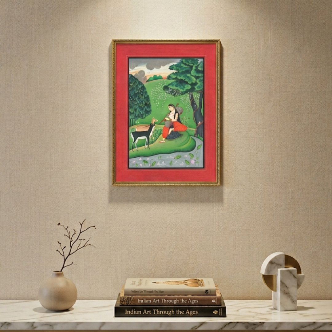 Ragini Todi in pahari school 