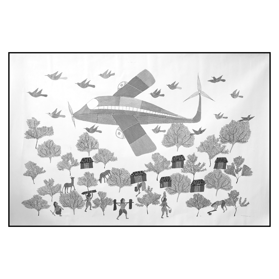 Flight Above the Village