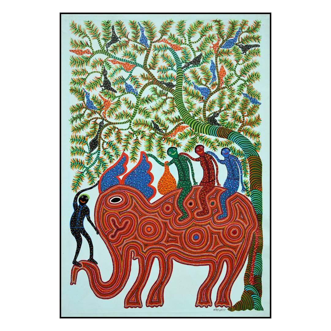 Men on Winged Elephant