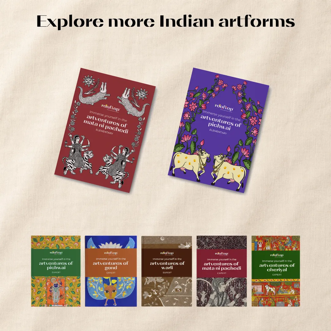 Scroll Arts of India (Combo of 2 Books)
