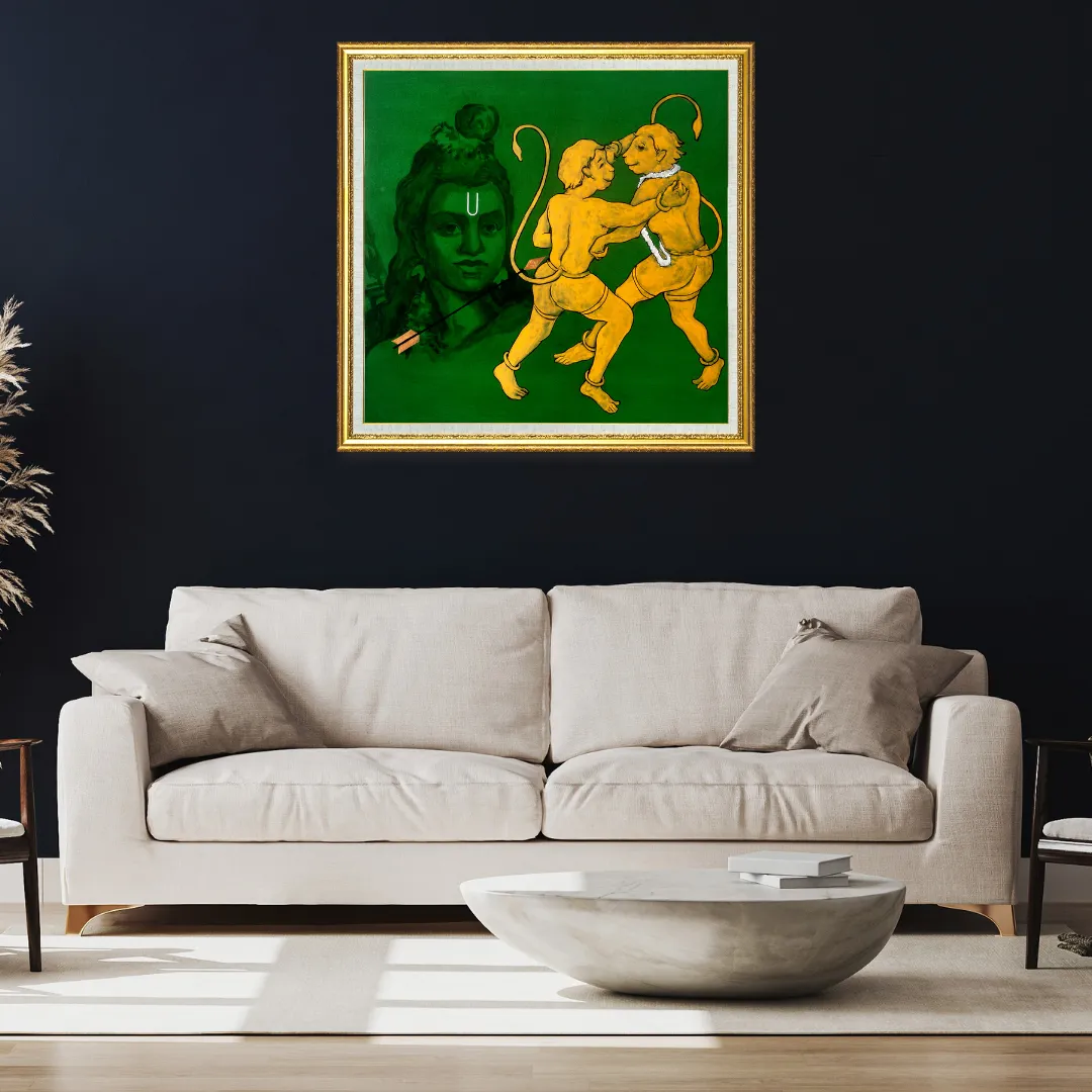 Painting: Kishkindha Kand - Bali Vadh