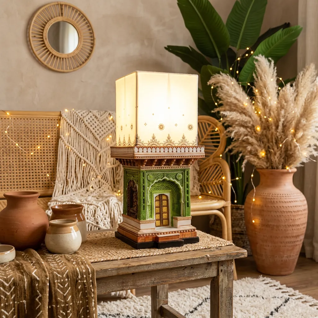 Jaipur Lamp - Miniature Architectural Facade | handcrafted Light