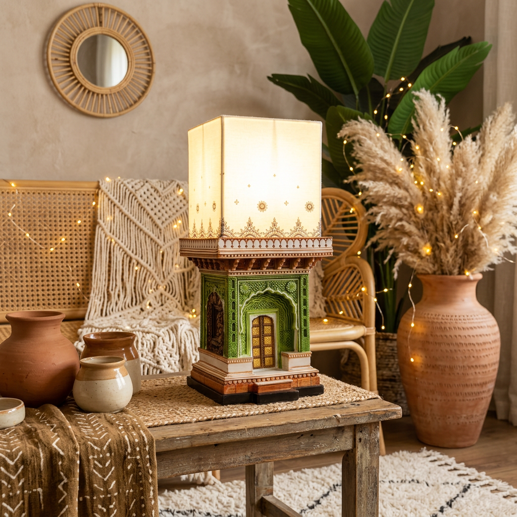 Jaipur Lamp - Miniature Architectural Facade | handcrafted Light