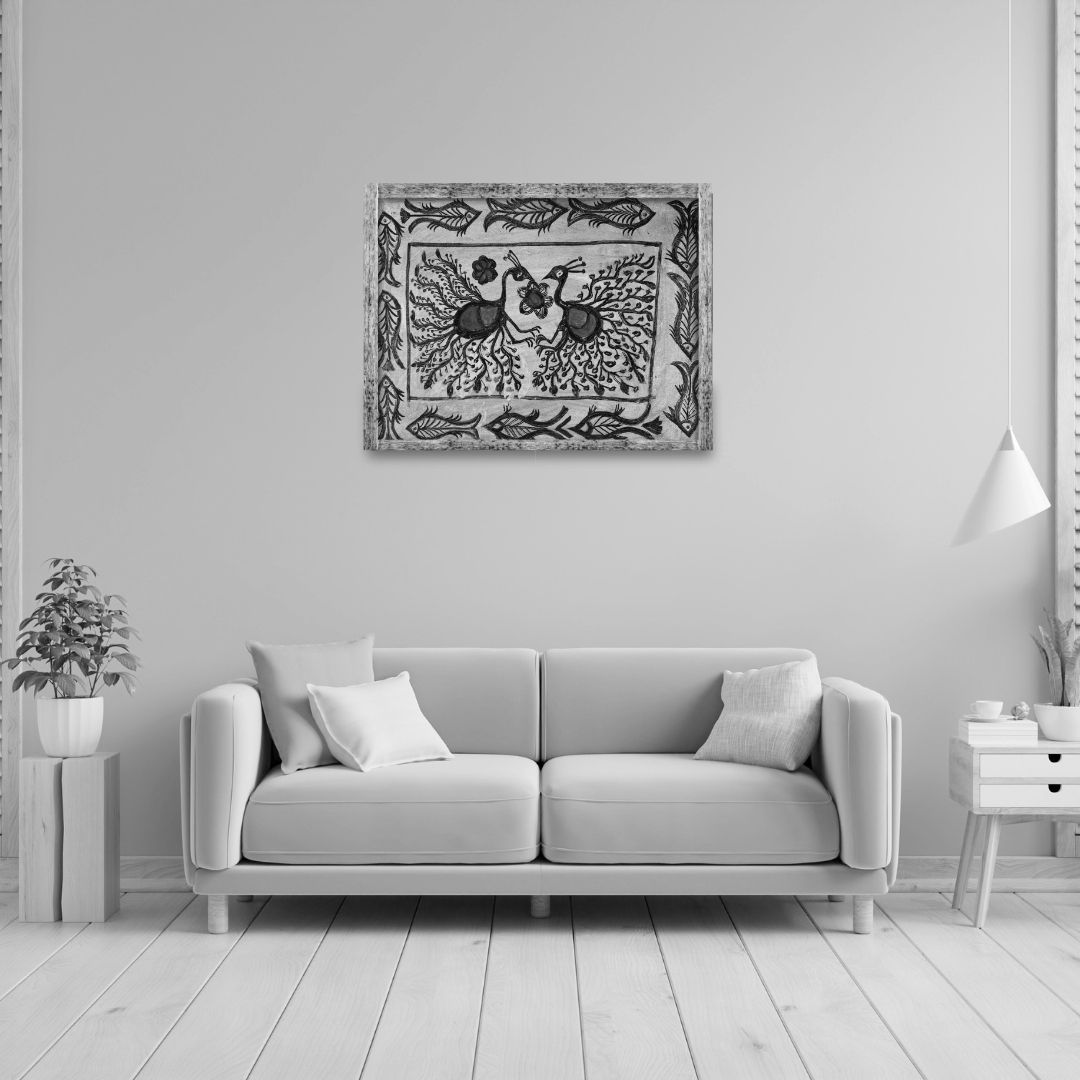 Peacocks and Flowing Waters