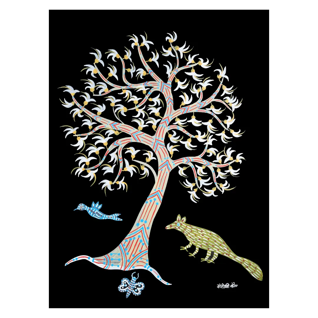 White Palsh Tree and Mangoose