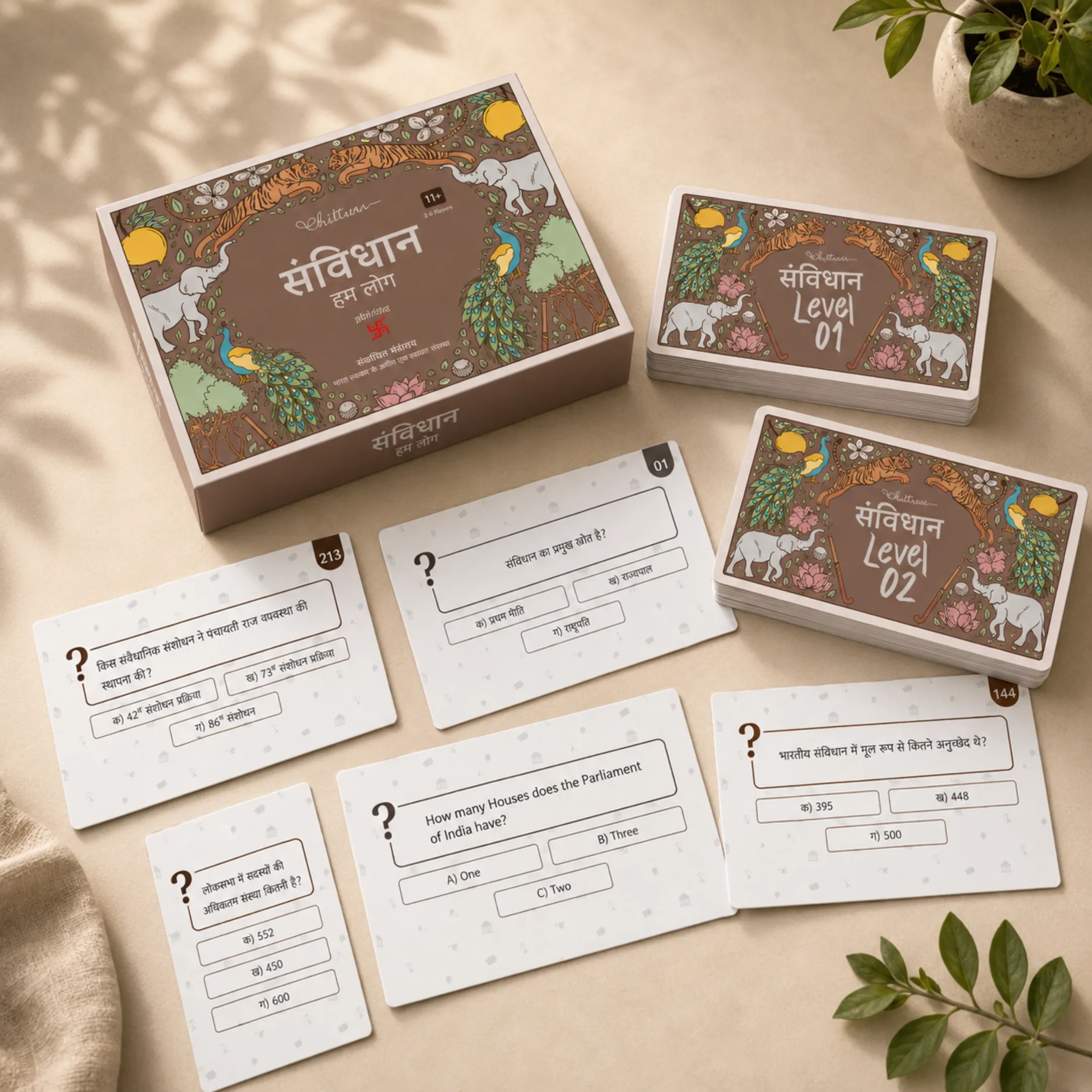 Samvidhan - Hindi | A Board Game On Our Indian Constitution | 11+ Years
