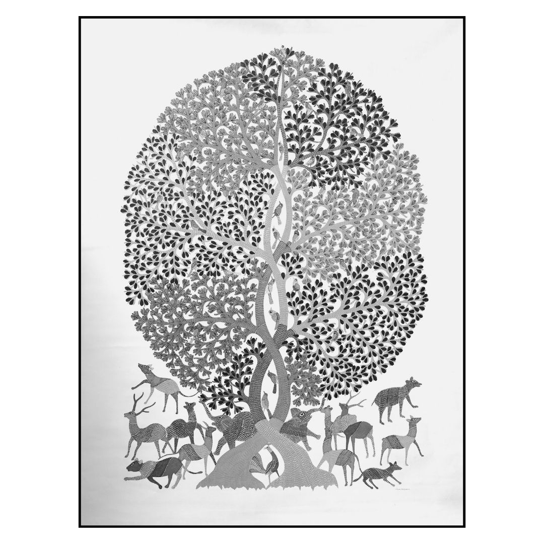 Resting Under the entwined canopy