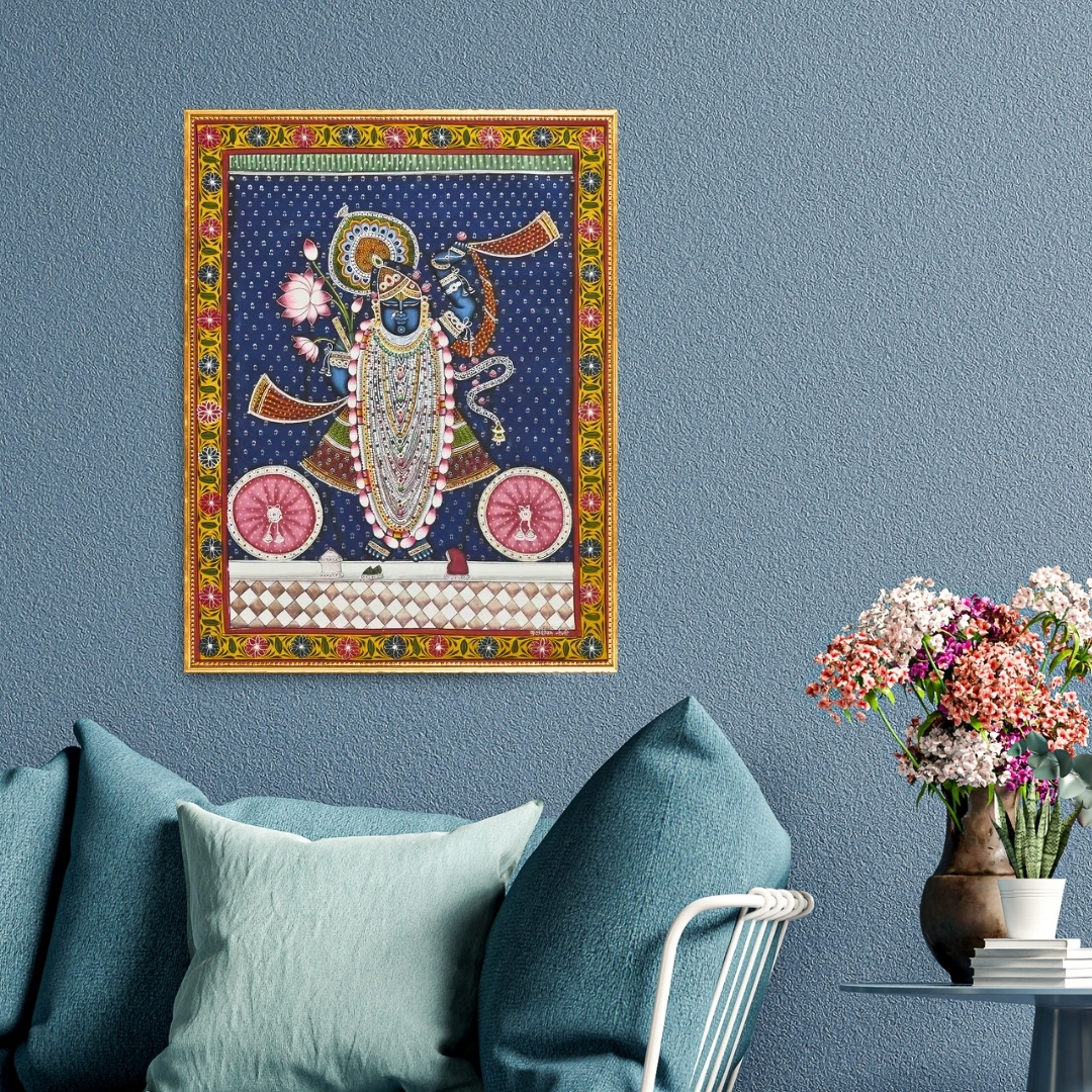 Pichwai Sacred Shreenathji Painting