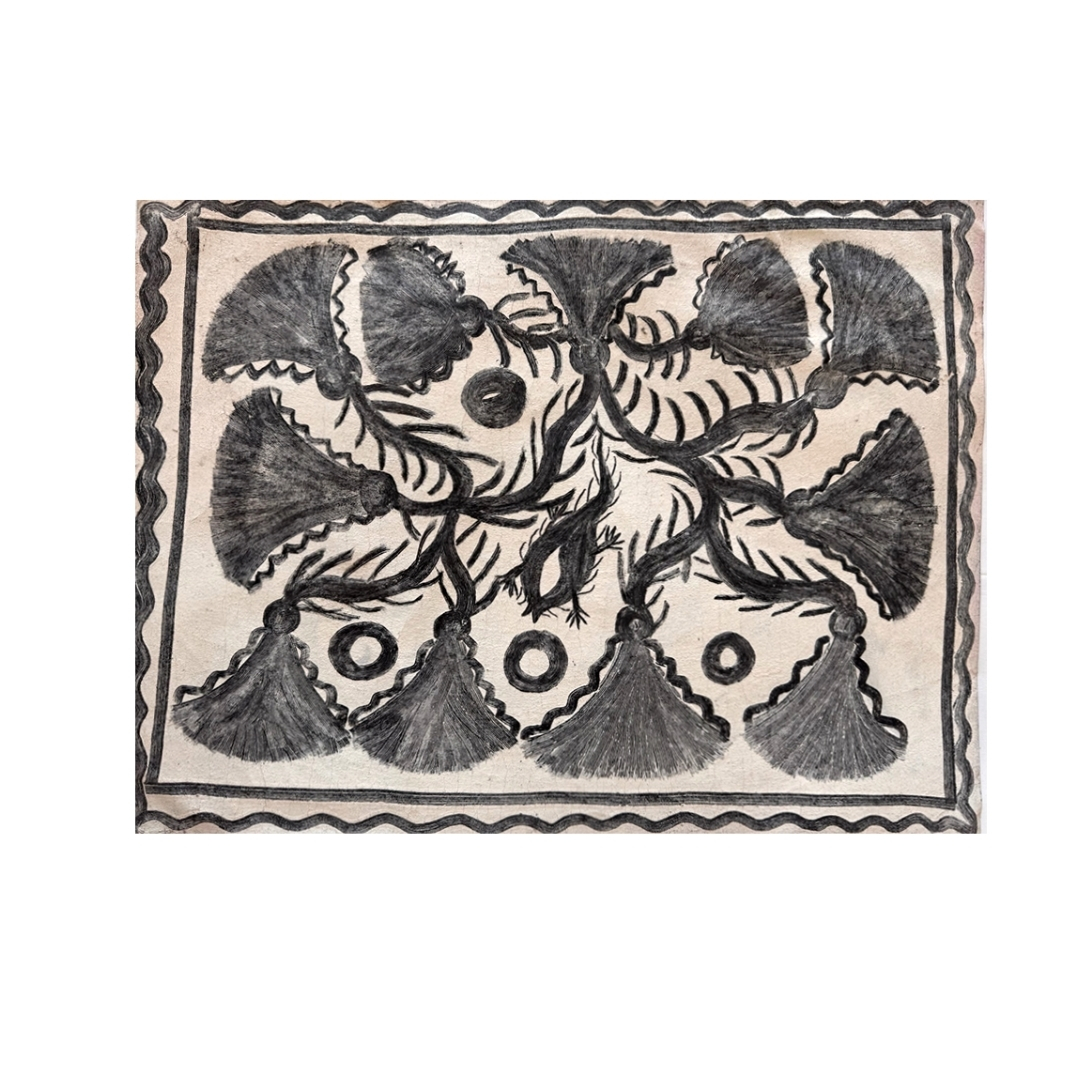 Papyrus Bloom in Still Water