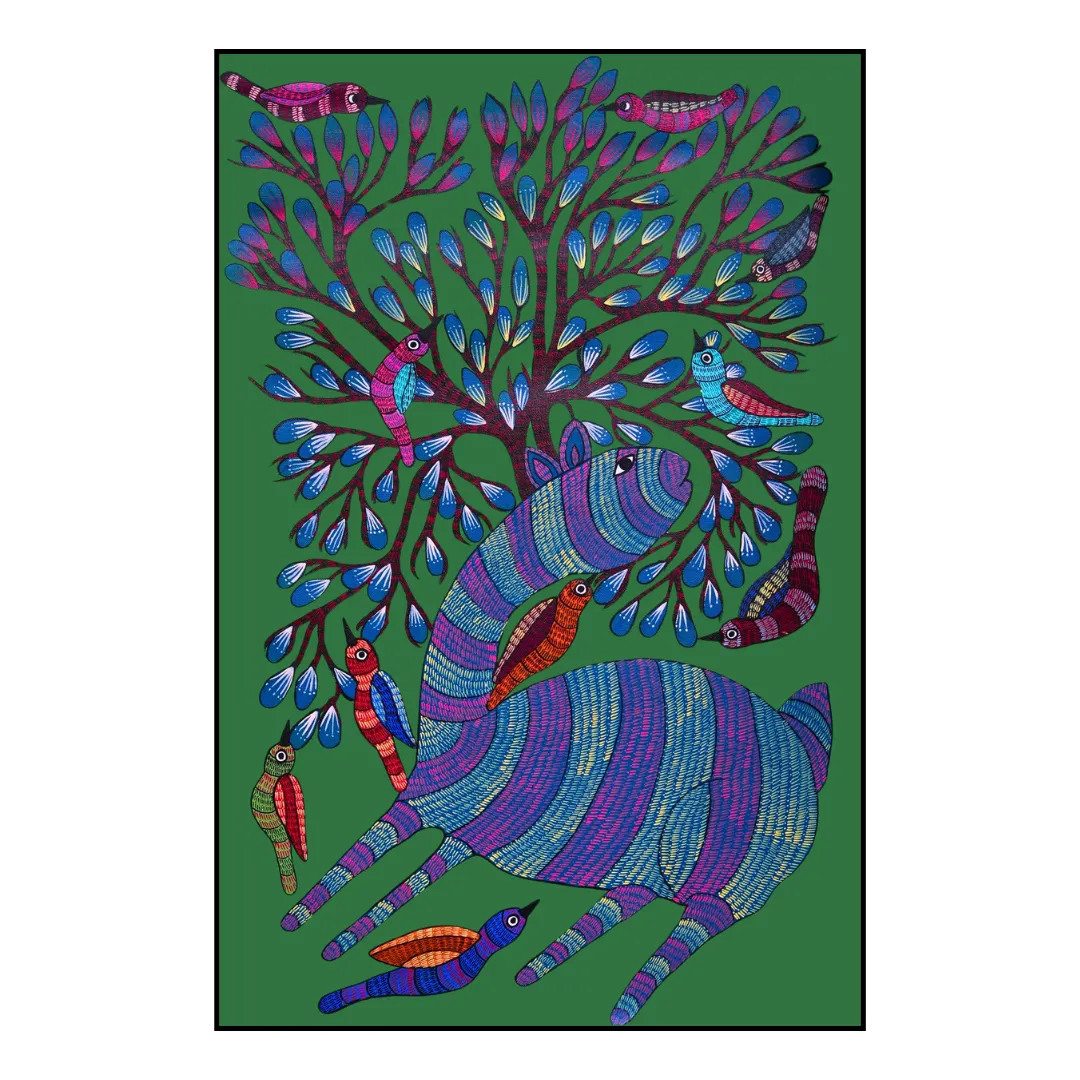 Deer beneath the Tree