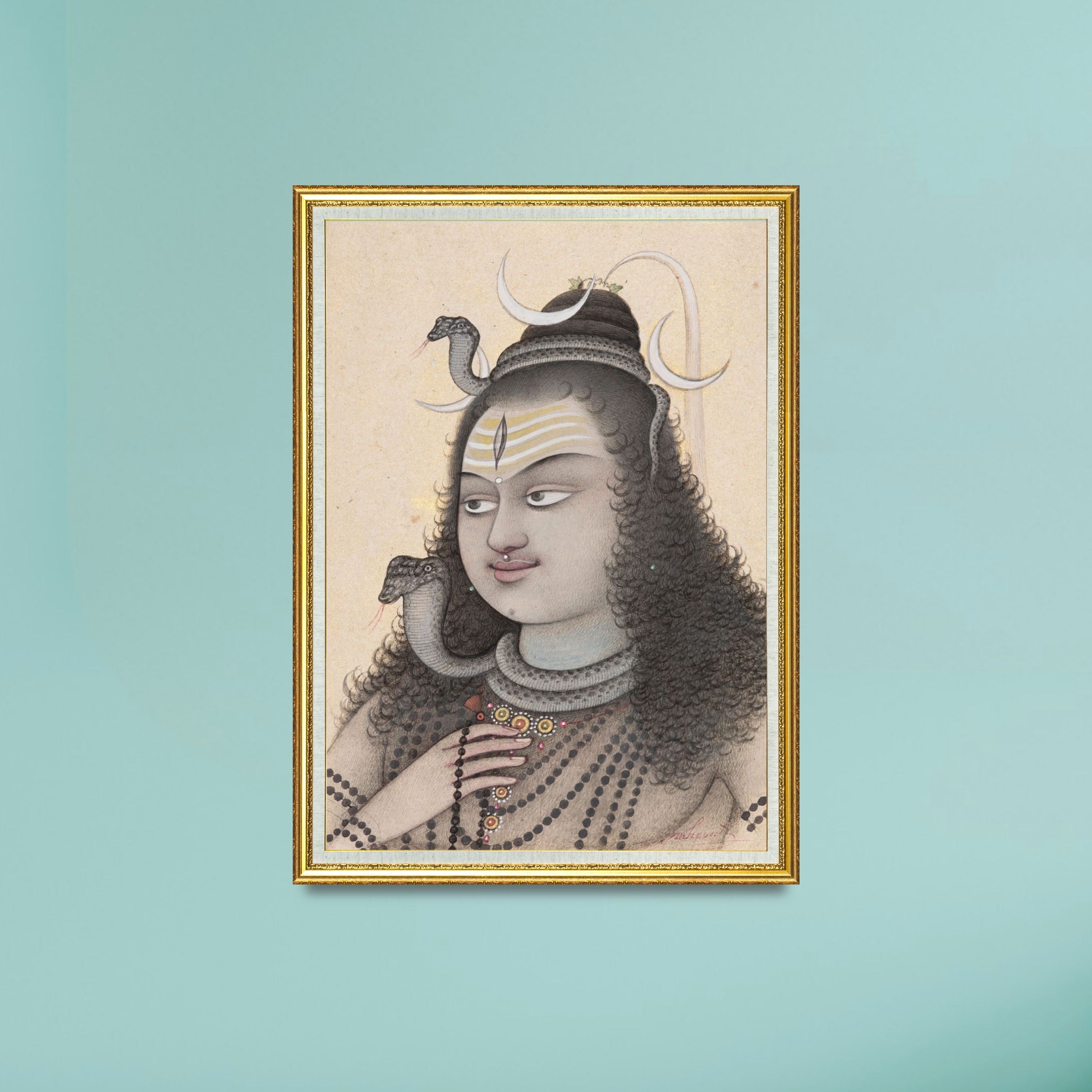 Moonlit Serenity captures Lord Shiva